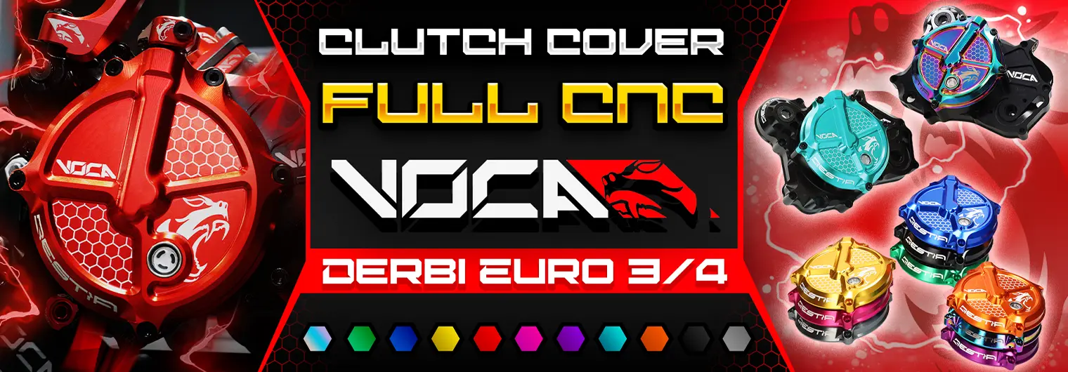Clutch Cover VOCA CNC Minarelli AM6 engine clutch cover voca am6