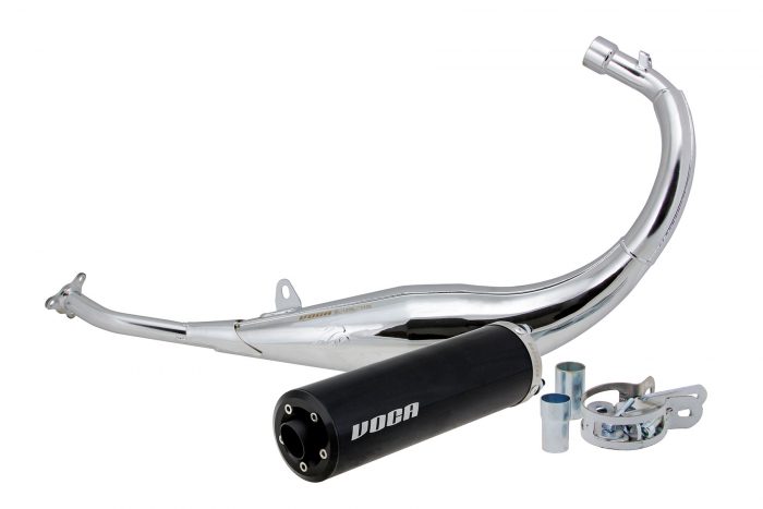 Escape VOCA Chromed 50/70cc (CE), Minarelli AM6, silenciador negro