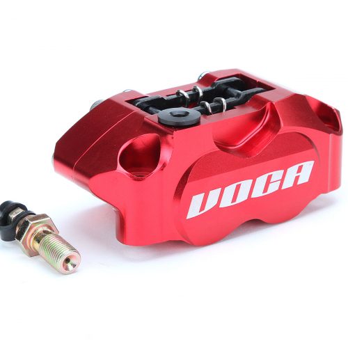 Pinza de freno VOCA Racing G-Force, 4 pistones, rojo