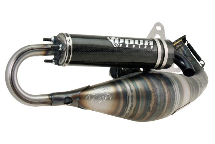 Exhaust system VOCA Combat 70cc R/T Minarelli horizontal