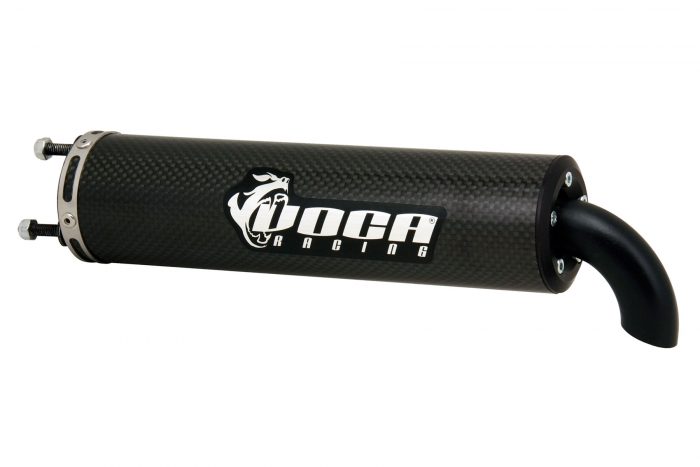 Silenciador VOCA Scooter Racing, for Combat 70cc, Sabotage 50/70cc, SCR, MK, Barikit, carbono