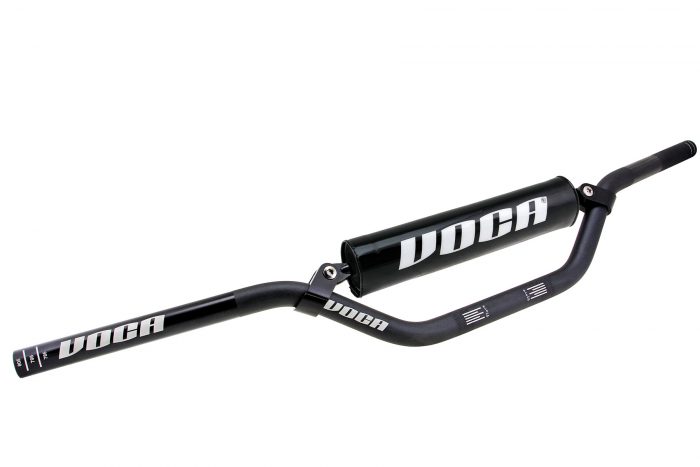 handlebar voca racing cross 22 black with black protector