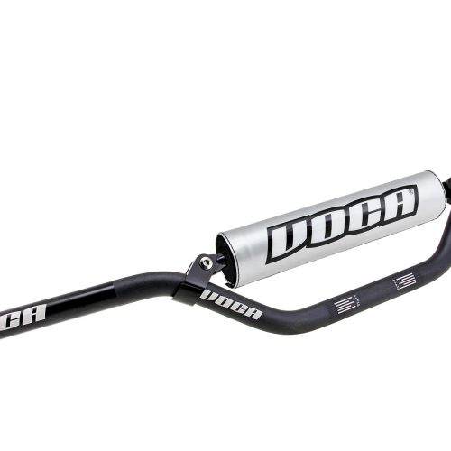 handlebar voca racing cross 22 black with silver protector