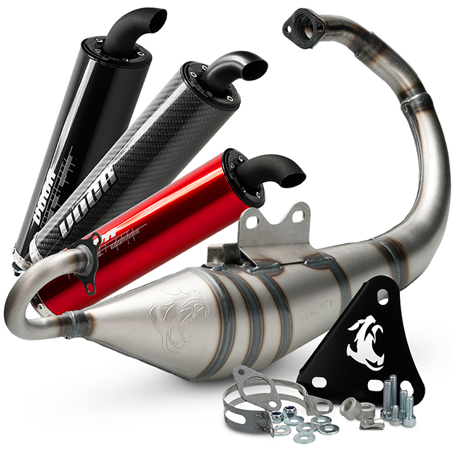 Escape VOCA Sabotage V2 50/70 (CE), Minarelli vertical, carbono