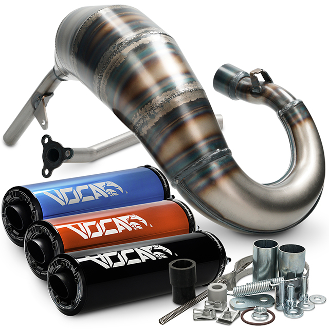 VOCA Cross Rookie 50/70cc (CE) Beta RR Enduro / SM > 2021 silenciador negro