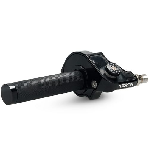 voca racing quick-action throttle cnc 90º in black